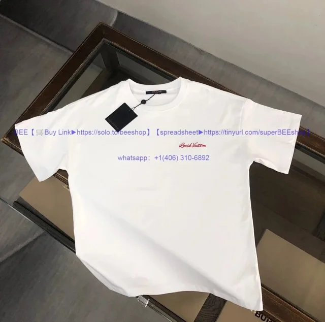 Louis Vuitton T-Shirts Short-Sleeve Crew-Neck Graphic product detail image 29