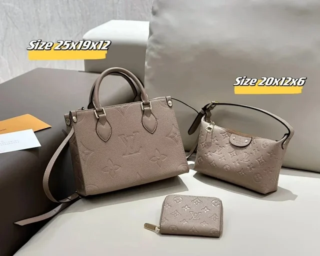 Louis Vuitton Handbags Multi-Piece Embossed Monogram Handbag Set product detail image 7