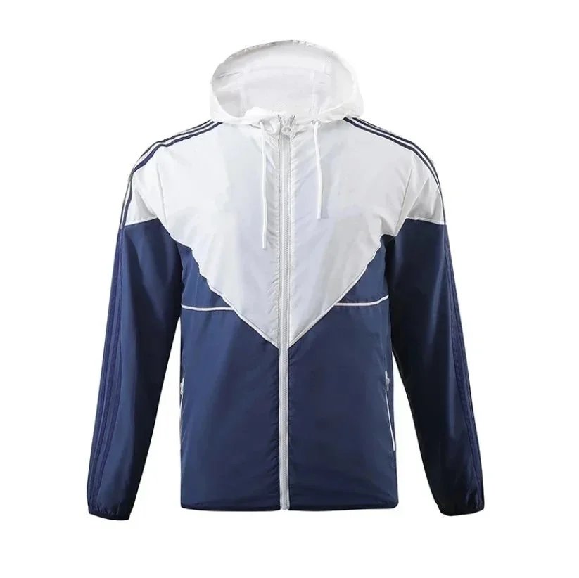 皇马白色球员版风衣