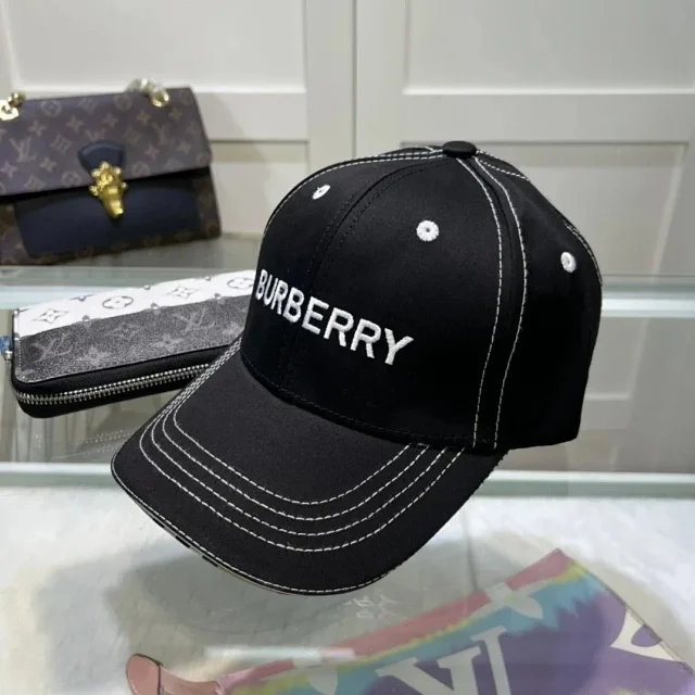 Burberry Hats Baseball Cap with Embroidered Logo or Equestrian Knight Emblem product detail image 9