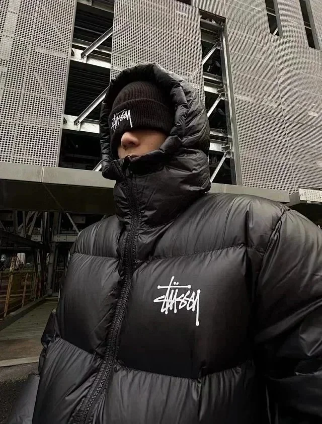 Stüssy Down Jackets Hooded Puffer Jacket product detail image 8