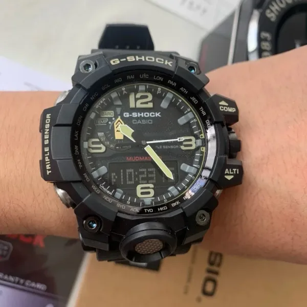 Casio G-Shock GA-110HR-7A White Red Analog-Digital Watch - 36