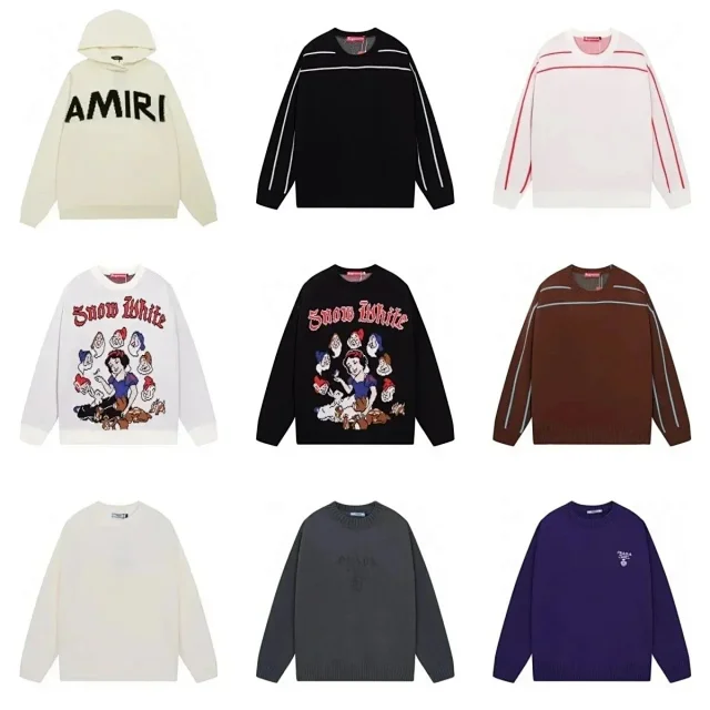 Gucci Knitwear Crewneck logo knit sweater product detail image 5