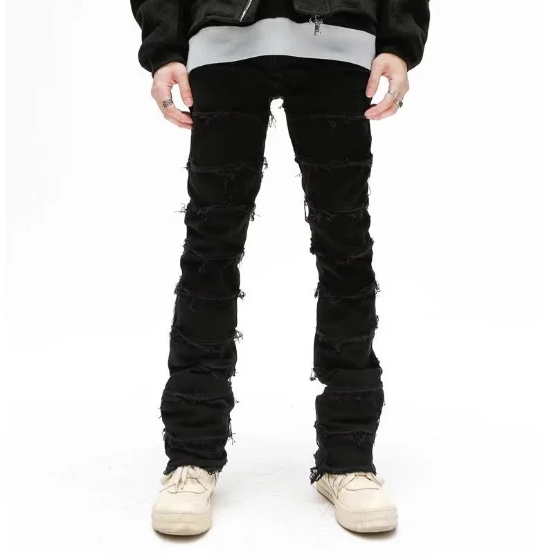 AMIRI Jeans Distressed Graphic Patch — 7
