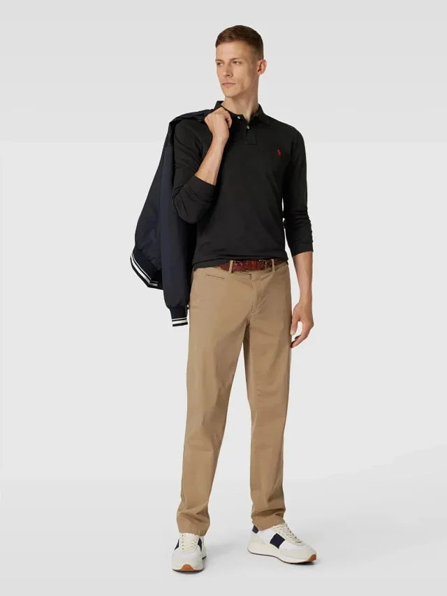 Ralph Lauren Shirts Custom Fit Long-Sleeve Polo Shirt product detail image 2