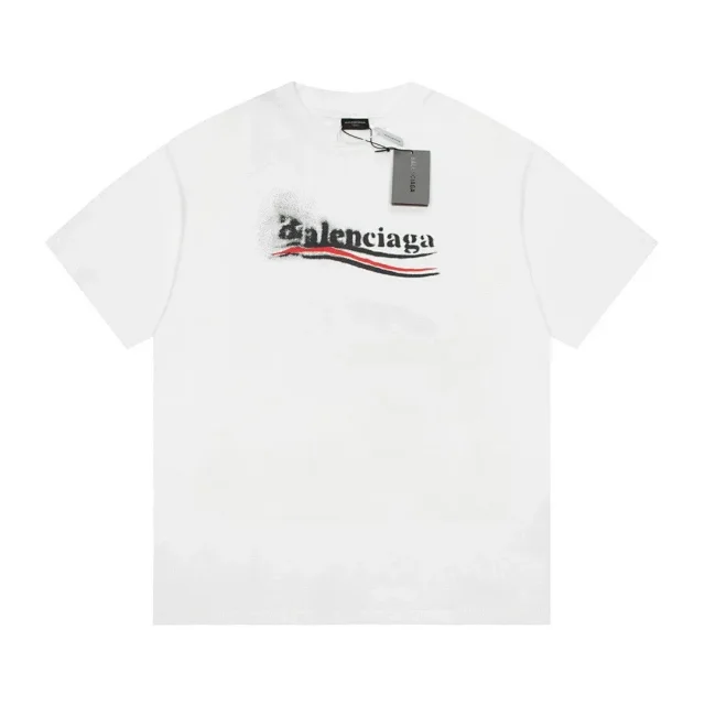 Balenciaga T-Shirts Oversized graphic T-shirt product detail image 6