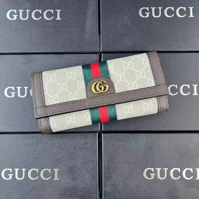 Gucci Wallets & Card Holders GG Monogram Web Stripe Wallet product detail image 9