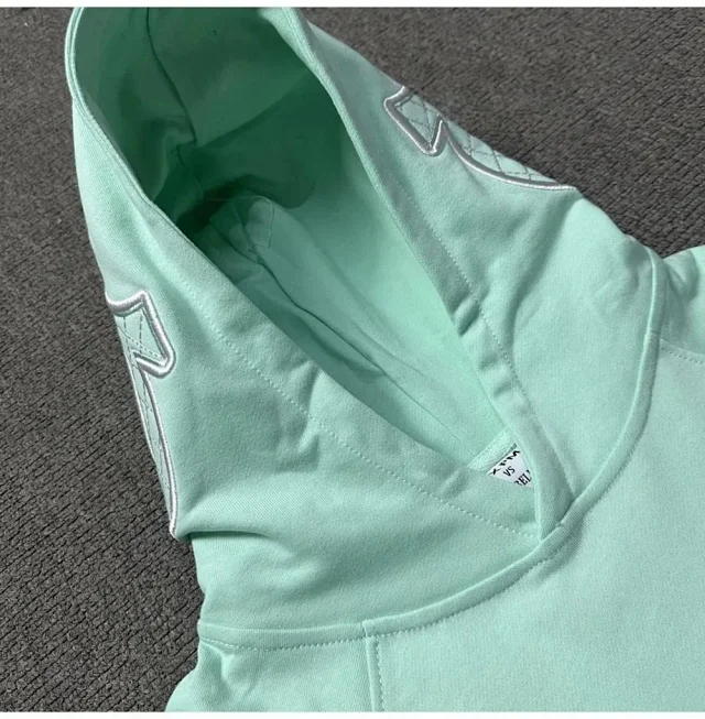 SixPM Matching Sets Embroidered Logo Hoodie and Straight-Leg Sweatpants Set product detail image 13