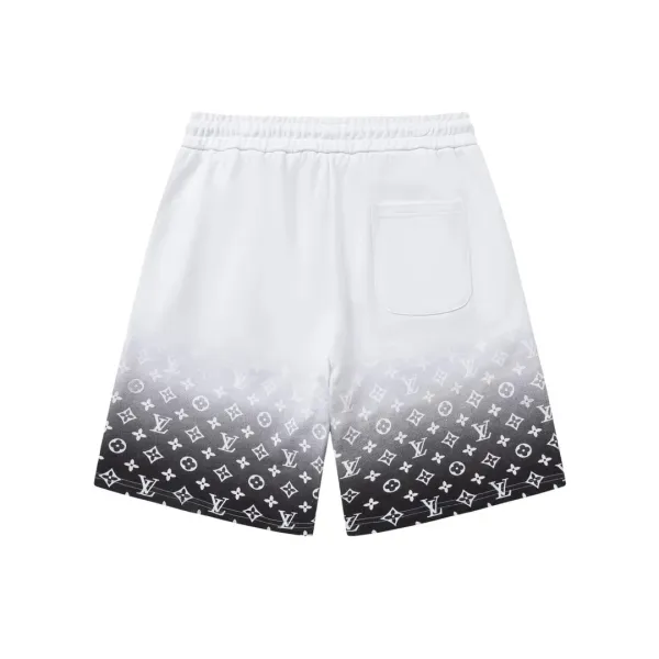 Louis Vuitton Monogram Print Swim Shorts Black - 3