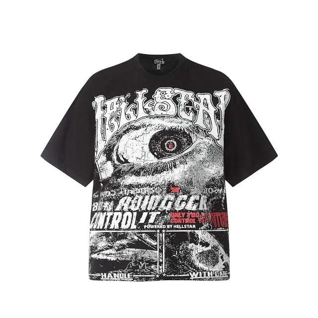 Hellstar T-Shirts Washed Graphic Print product detail image 11