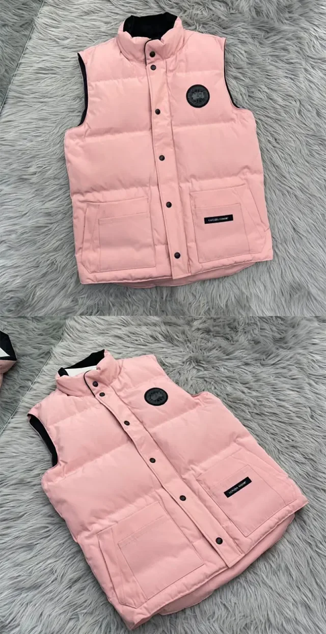 Canada Goose Vests Quilted stand-collar padded vest with snap closure and patch pockets product detail image 10