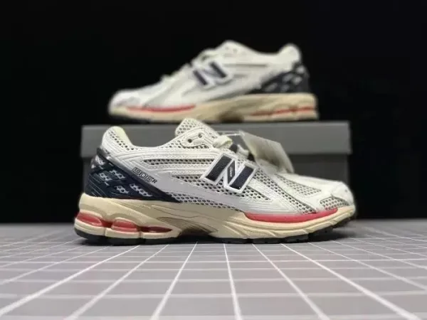 New Balance 2002R White Navy Red Running Shoes - 1