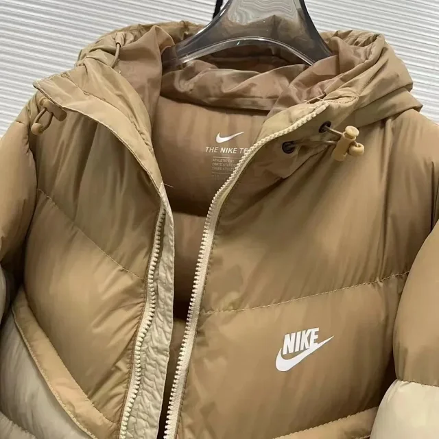 Nike Down Jackets Hooded color-block puffer jacket product detail image 5