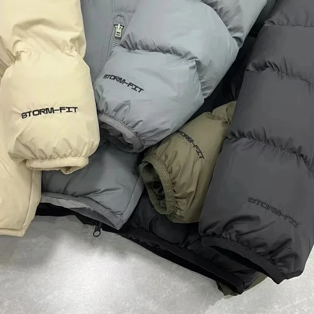 Nike Down Jackets Hooded color-block puffer jacket product detail image 13