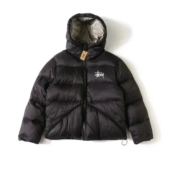 Stüssy Puffer Jacket Black Down-Jacket - 1