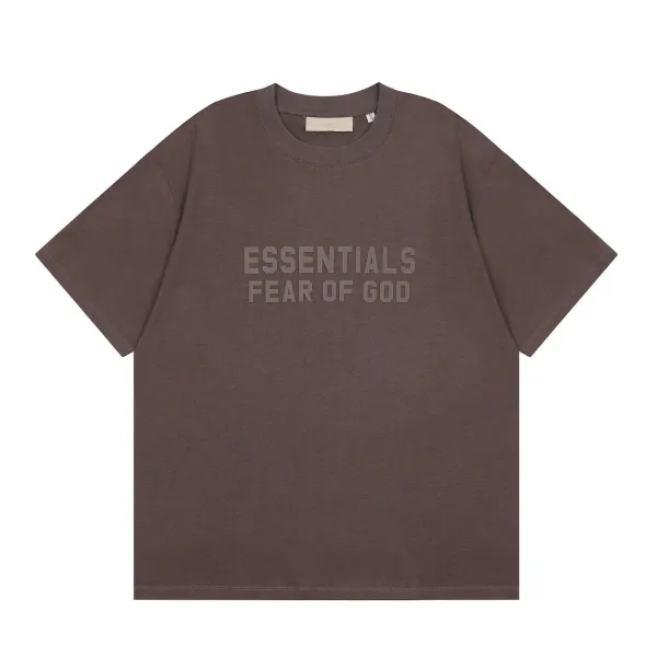 Fear of God Essentials Logo T-Shirt Brown - 1