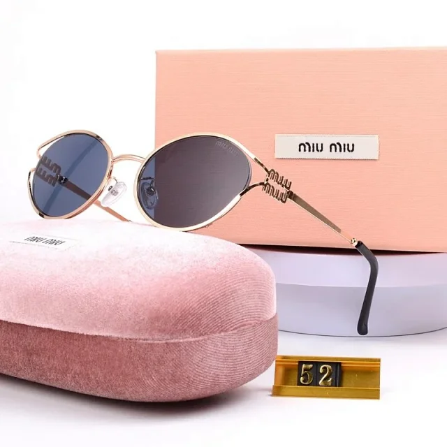 Miu Eyewear 2778 oversized cat-eye sunglasses product detail image 7
