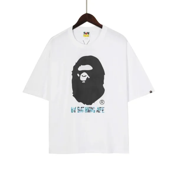 A Bathing Ape Classic Ape Head White T-Shirt - 1