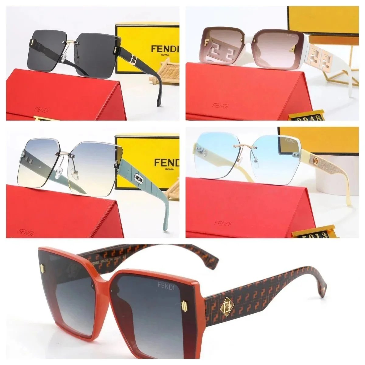 Fendi square sunglas
