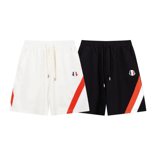 Moncler Logo-Embroidered Zip-Pocket Shorts Black - 10