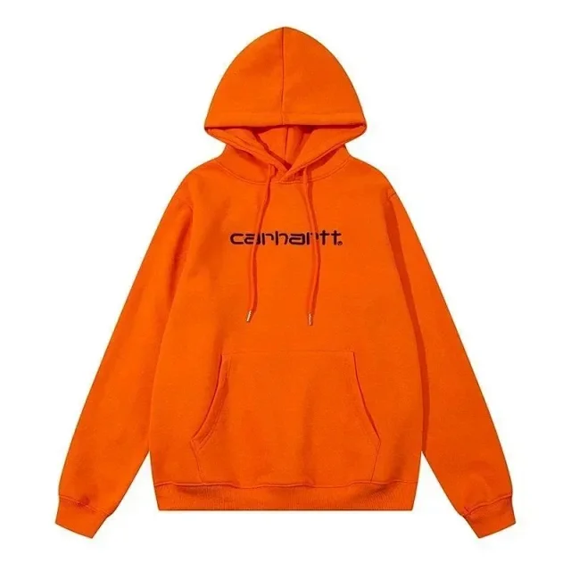 Carhartt Hoodies & Sweatshirts Logo-embroidered pullover hoodie with kangaroo pocket product detail image 6