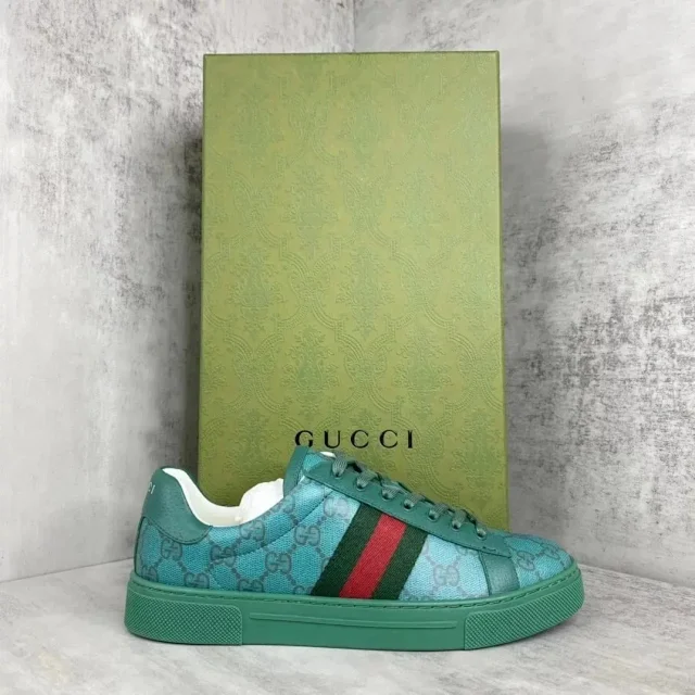 Gucci Sneakers Low-Top Lace-Up Stripe product detail image 2