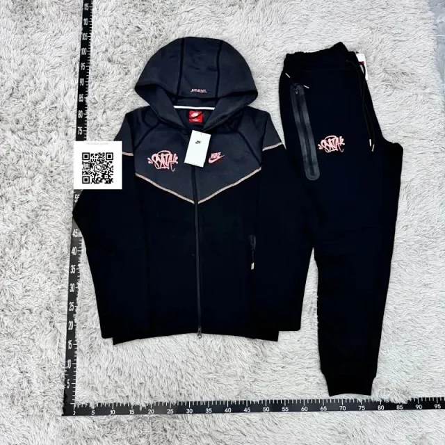 Unbranded Hooded zip-up sweatshirt and jogger set product detail image 2