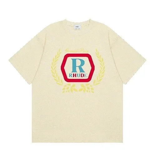 Rhude T-Shirts Graphic logo print product detail image 8