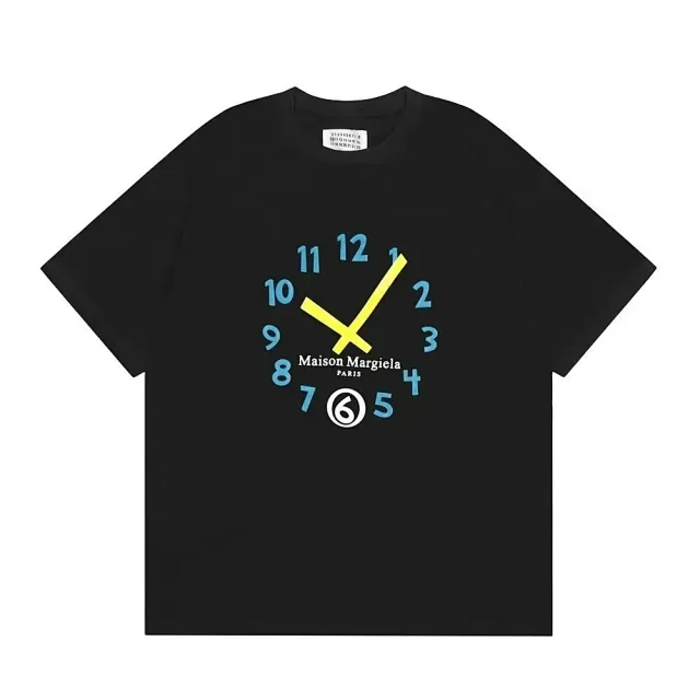 Maison Margiela T-Shirts Graphic Logo Print Crew-Neck product detail image 8