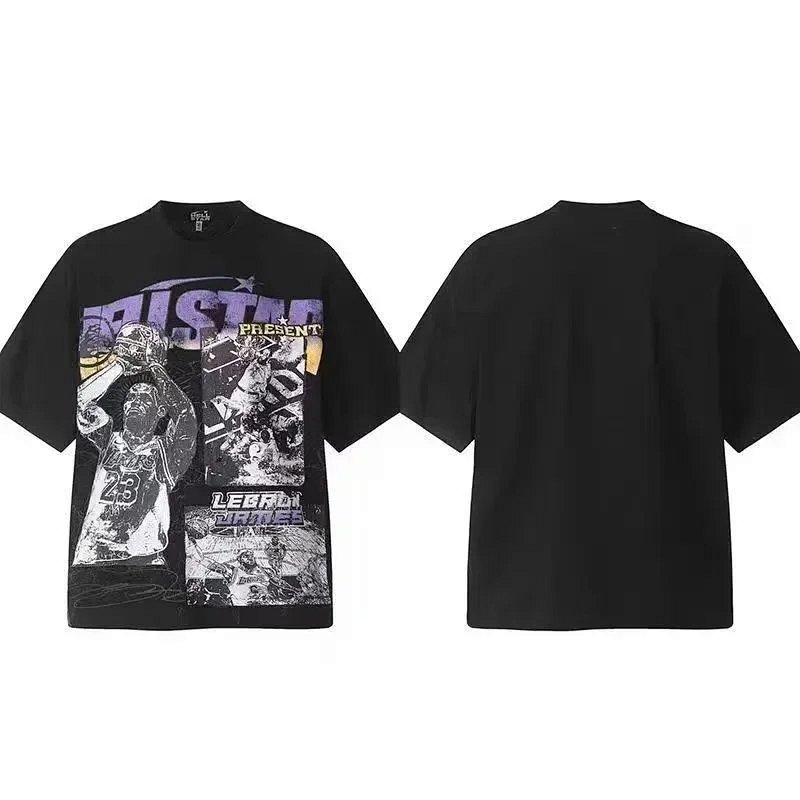 LeBron James x All-Star Collage Print Black Oversized