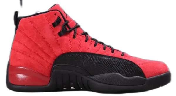 Air Jordan 12 Retro Red Suede Sneakers - 3