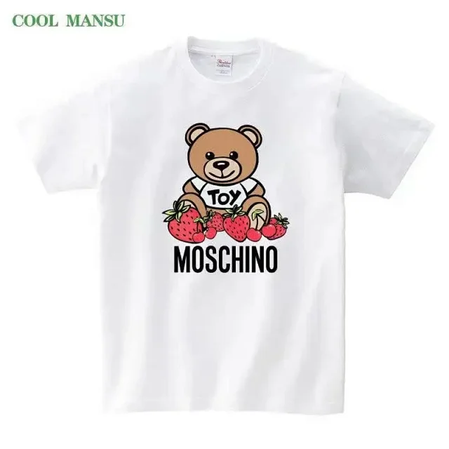 Moschino T-Shirts Graphic Crewneck T-Shirt product detail image 4