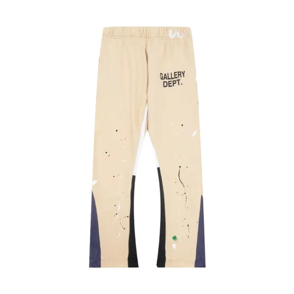 Gallery Dept. Paint Splatter Sweatpants Beige - 1