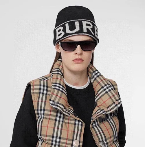 Burberry Hats Logo Knit Beanie product detail image 3