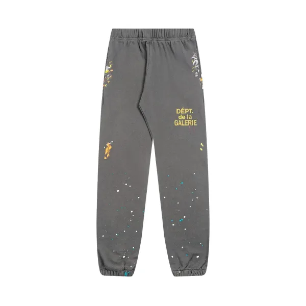 Gallery Dept. Paint Splatter Sweatpants Gray - 1