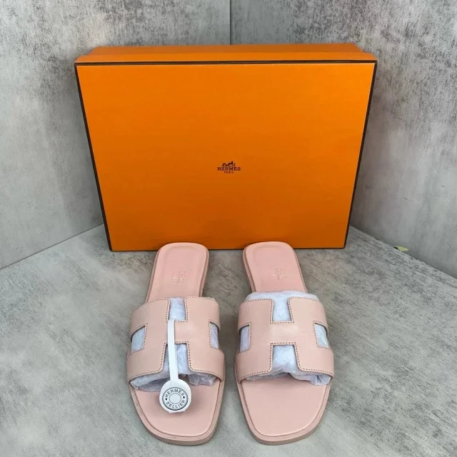 Hermès Slippers Oran H-cut slide sandals product detail image 9