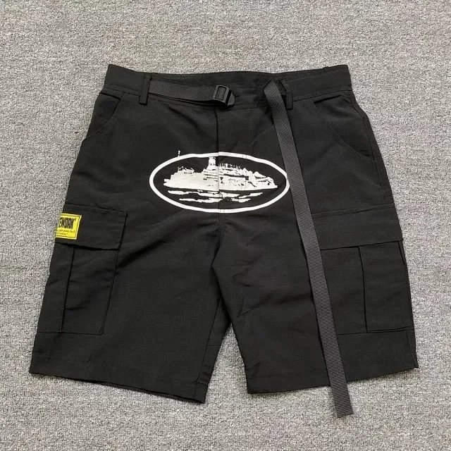 Corteiz Oval Logo Black Performance Shorts - 6