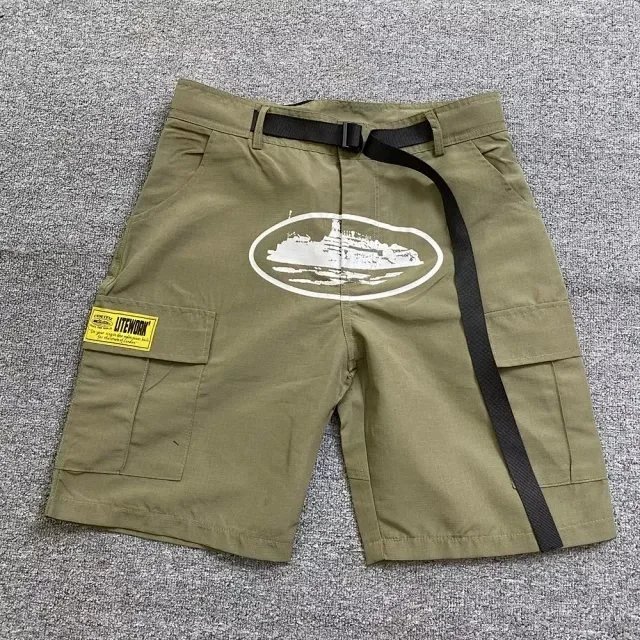 Corteiz Oval Logo Black Performance Shorts - 8