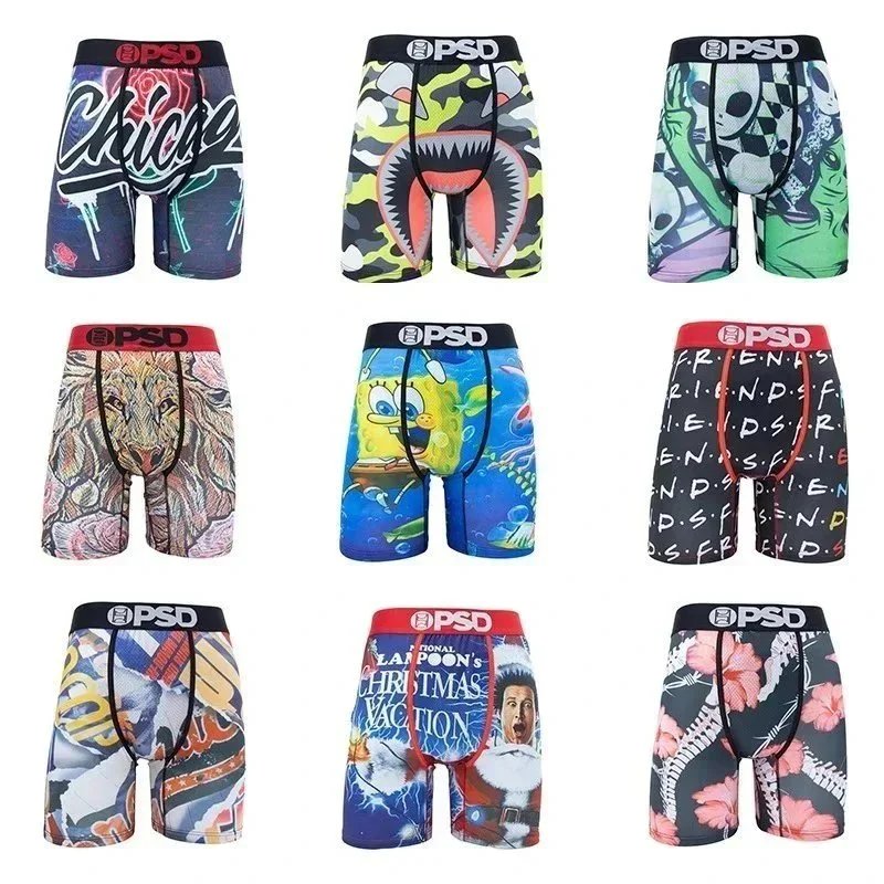 PSD Printed Boxer Briefs Collection - Fun & Bold Designs