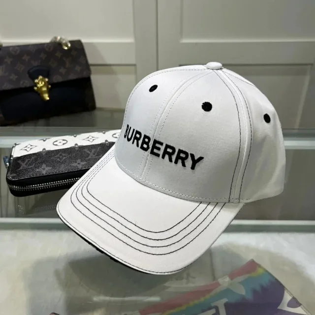 Burberry Hats Baseball Cap with Embroidered Logo or Equestrian Knight Emblem product detail image 8
