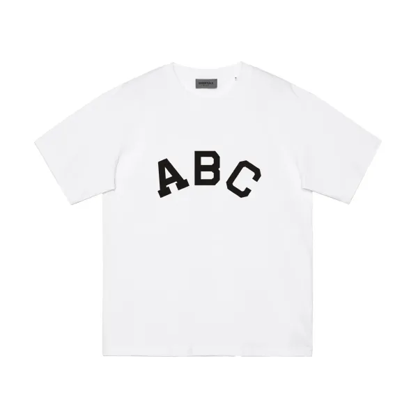 Essentials ABC Arch Print White T-Shirt - 1