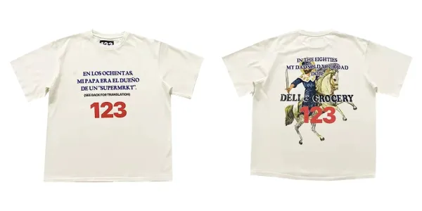 123 x Deli & Grocery T-Shirt White - 1