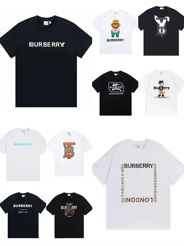 Burberry T-Shirts Short-sleeve logo-print crew-neck product detail image 1