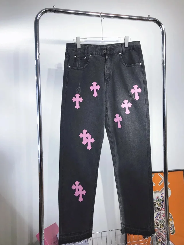 Unbranded Jeans Straight-Leg Cross Patch product detail image 2