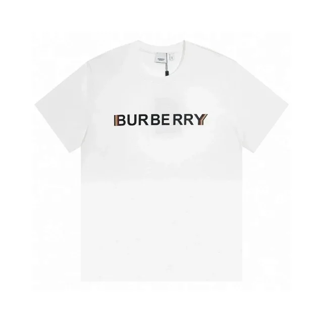 Burberry T-Shirts Short-sleeve logo-print crew-neck product detail image 3