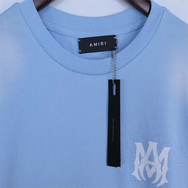 AMIRI T-Shirts Logo-print crewneck short-sleeve T-shirt product detail image 7