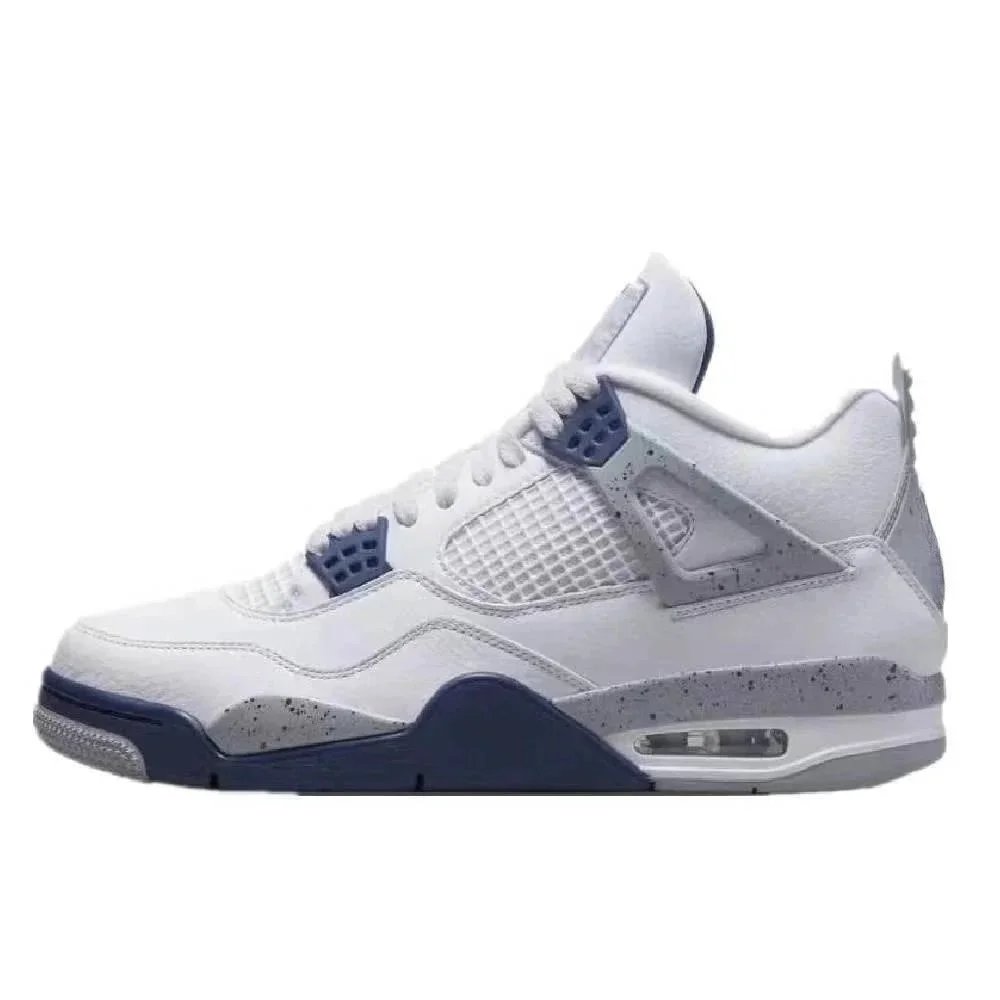 Air Jordan 4 Retro White Green Sneakers - 8