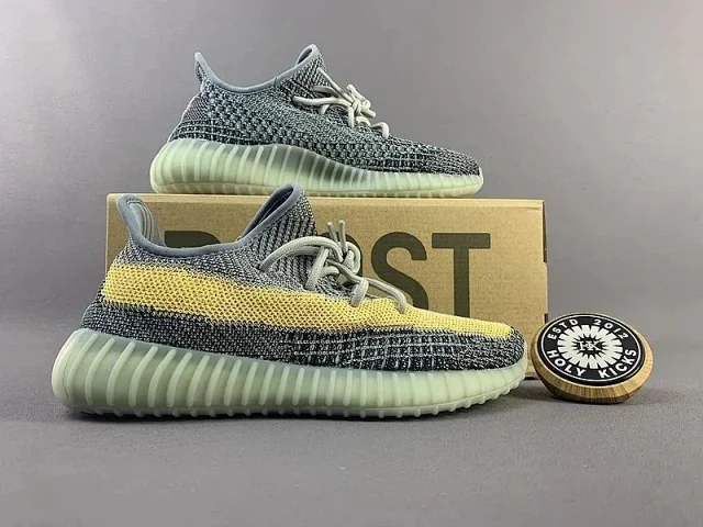 Unbranded Sneakers Knit lace-up with ribbed soles product detail image 4