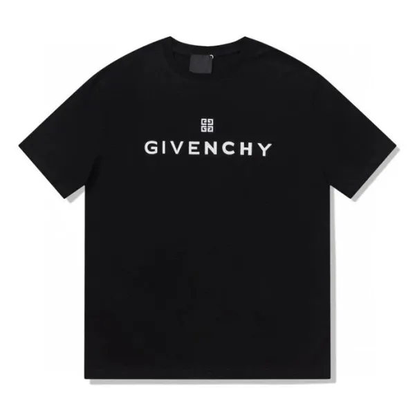 Givenchy Logo Print Black T-Shirt - 1