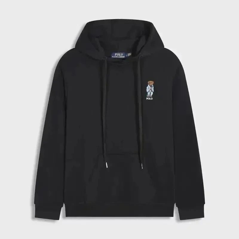 Polo Bear Black Hood